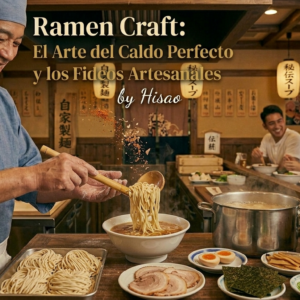 🍜 Ramen Craft: El Arte del Caldo Perfecto y los Fideos Artesanales