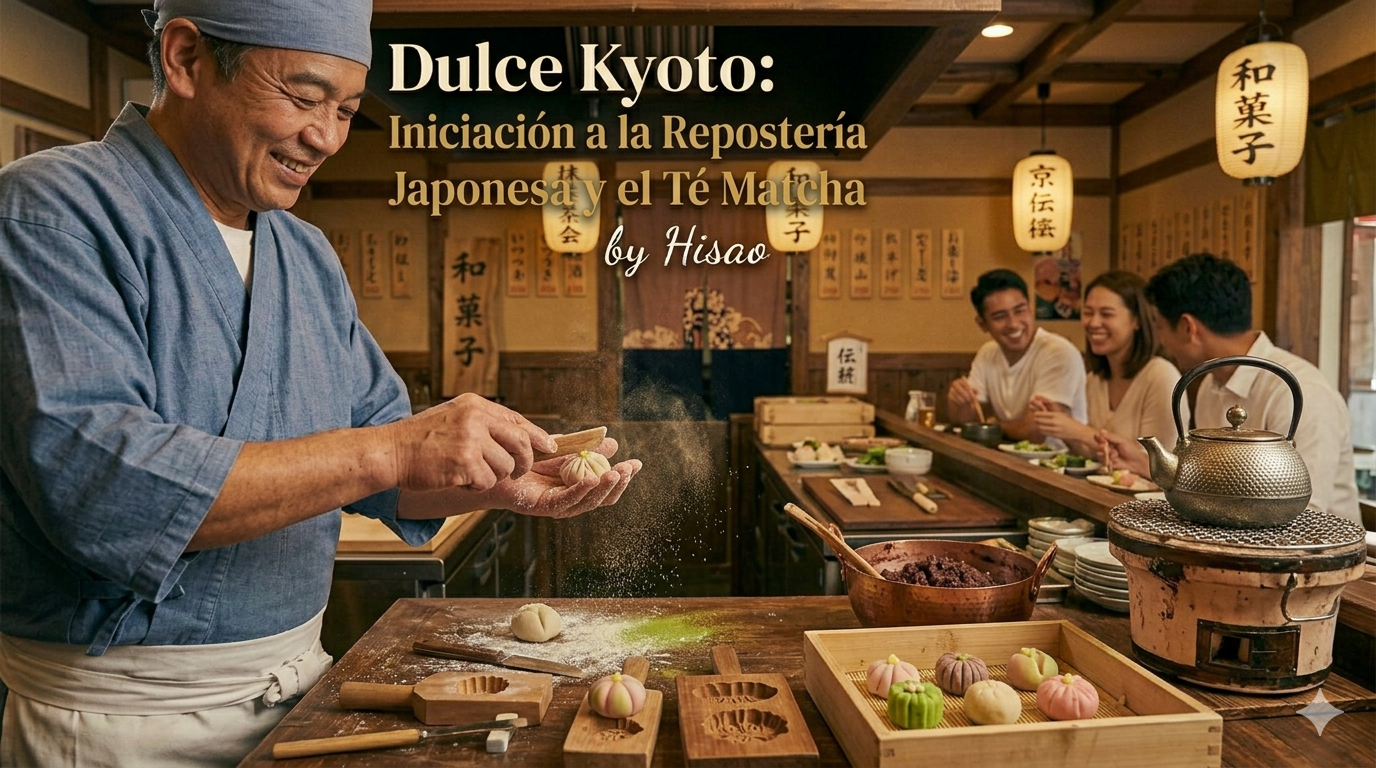 🍡 Dulce Kyoto: Iniciación a la Repostería Japonesa y el Té Matcha